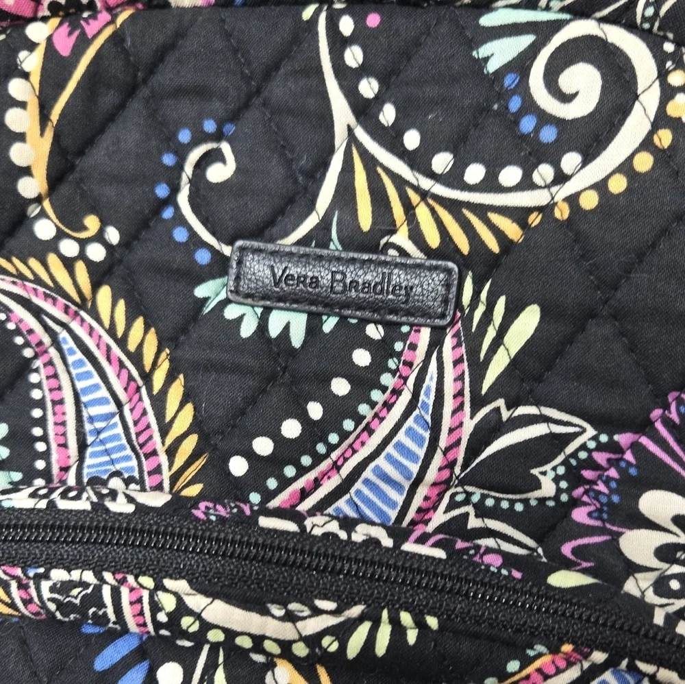 VERA BRADLEY Lighten Up Essential Backpack Bandana Swirl Pattern Computer Bag